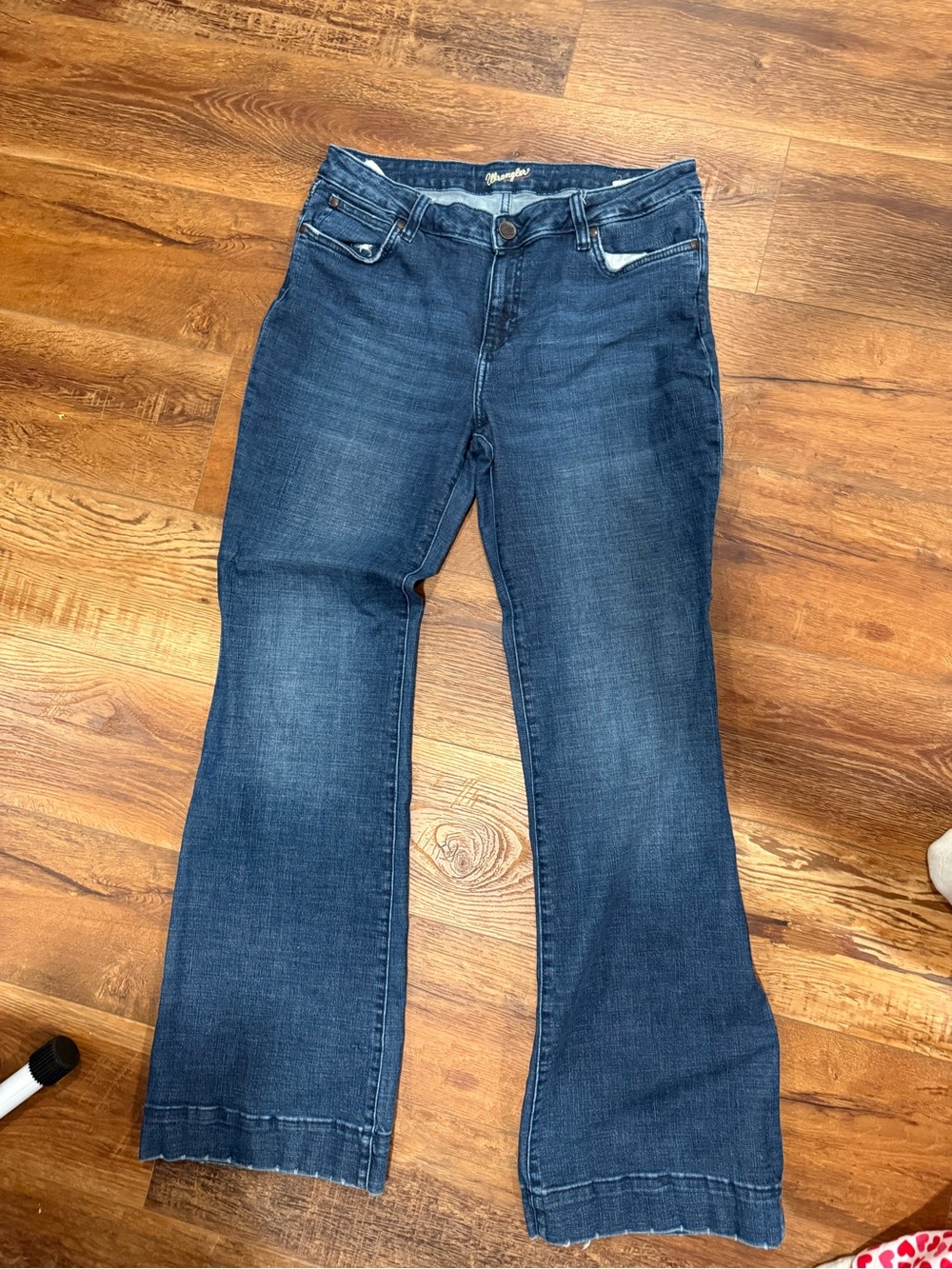 Wrangler Dark Blue Flare Jeans